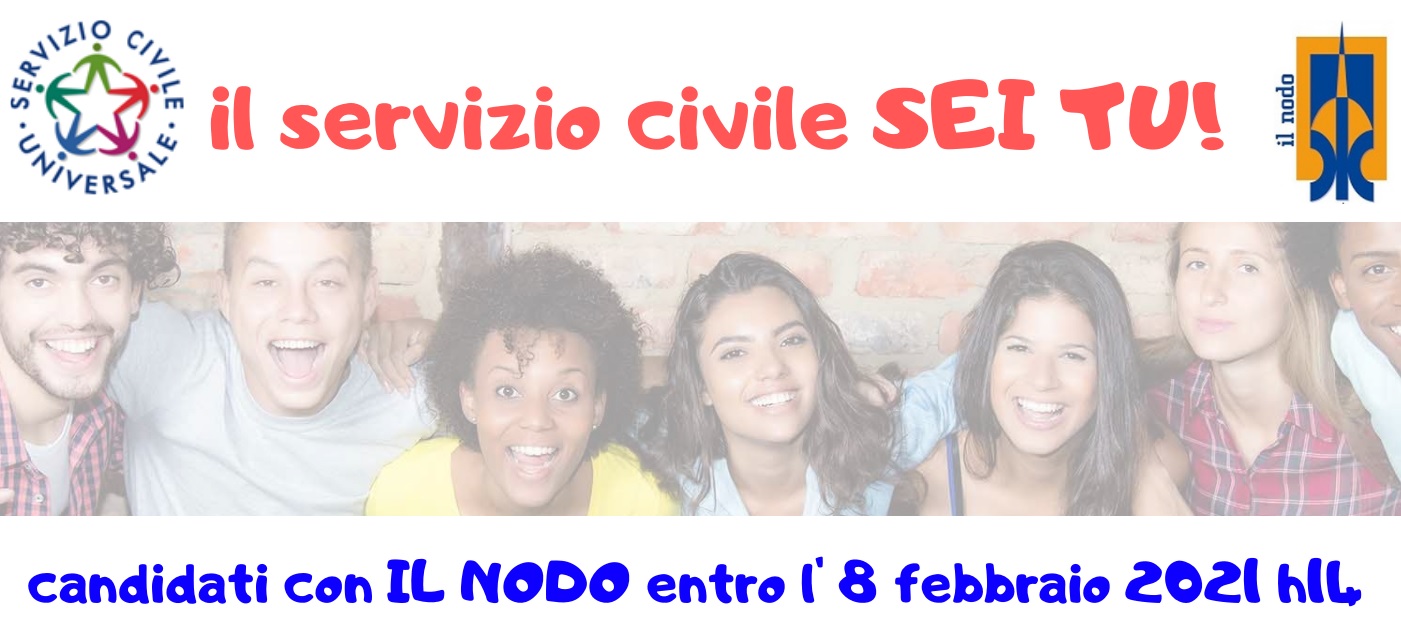 ON-LINE IL BANDO SERVIZIO CIVILE 2021!