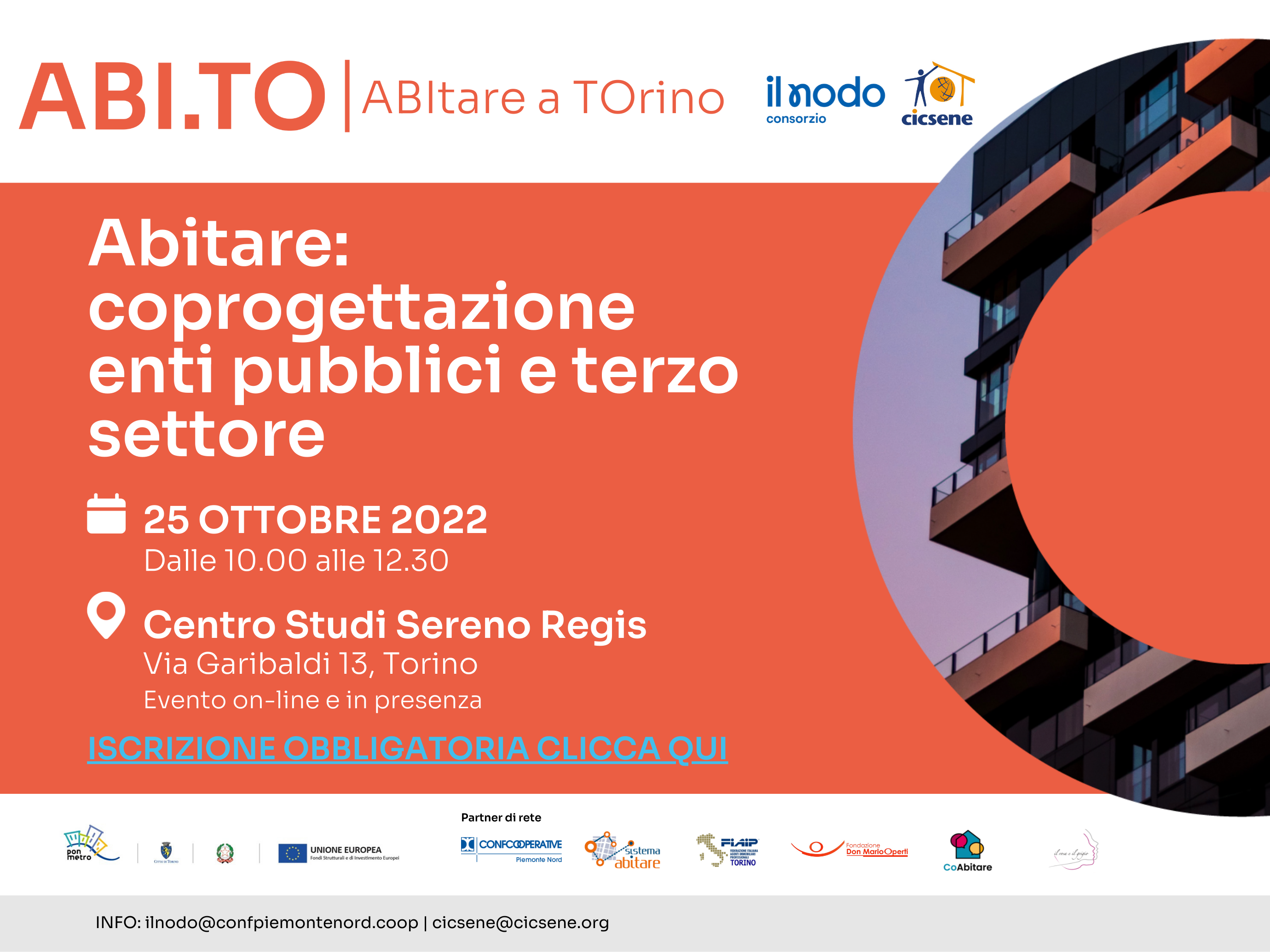 I workshop di ABI.TO – Abitare: coprogettazione enti pubblici e terzo settore